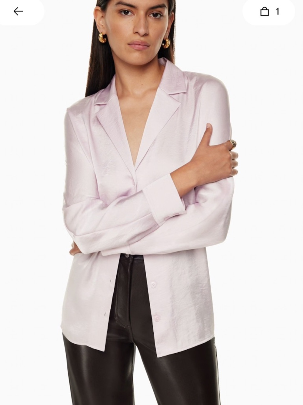 Wilfred Free Freeform Satin Shirt